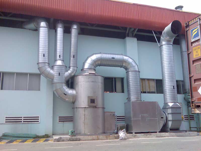 hệ thống hút khí thải công nghiệp